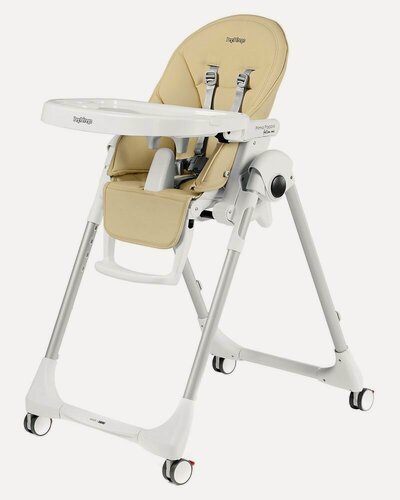 Изображение товара Стульчик для кормления Peg-Perego Prima Pappa Follow Me экокожа, paloma