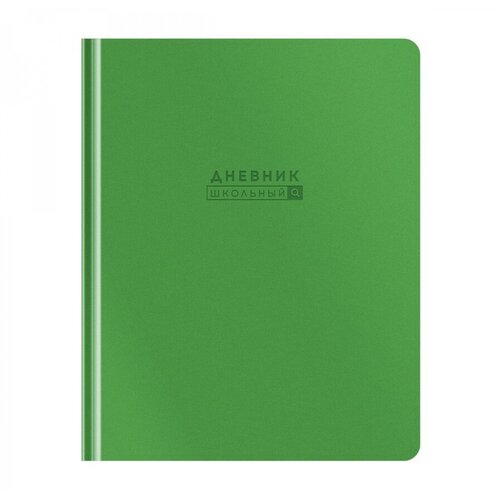 Дневник школьный универсальный ArtSpace Mono. Зеленый, 48 листов, твердая обложка, кожзам, тиснение, ляссе (DU48kh_48629), 12шт. (347633) artspace дневник школьный mono синий