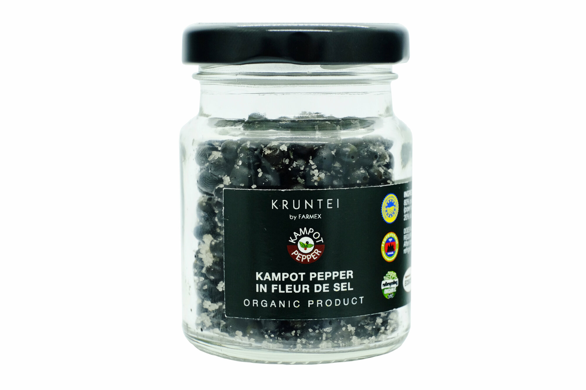 Кампотский перец в соли Fleur de Sel горошек (ферментированный), 40г