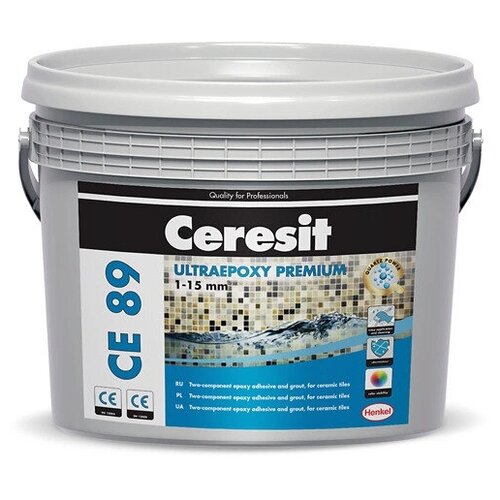 Затирка эпоксидная Ceresit СЕ-89 (Solid Slate 817) 2,5 кг для швов 1,0 - 15 мм