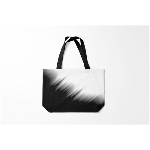 фото Сумка-шоппер / 46х35 см / популярные иллюстрации / текстуры полосы и ничего лишнего burnettie