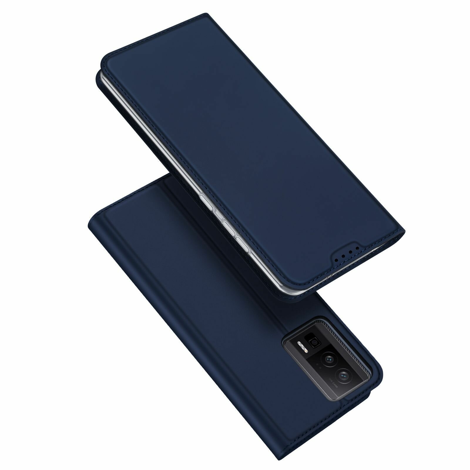 Чехол книжка Dux Ducis для Xiaomi Poco F5 Pro / Redmi K60 / K60 Pro Skin Series синий