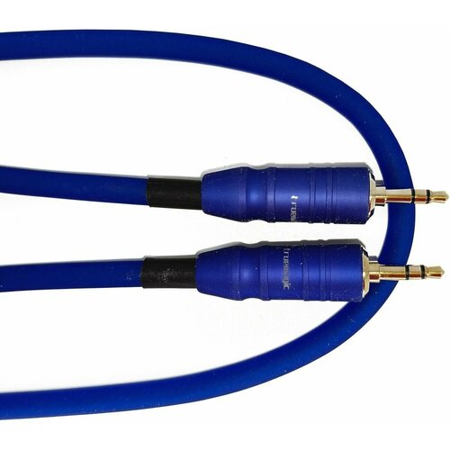 Инструментальный кабель True magic TEMN003/2M Jack 3.5 - Jack 3.5, стерео, 2м, 6.5мм, синий true magic temn001 2m кабель инструментальный jack 3 5 jack 3 5