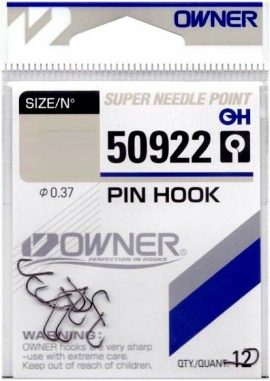 OWNER Крючок Pin Hook BC №8 9шт 50922-08