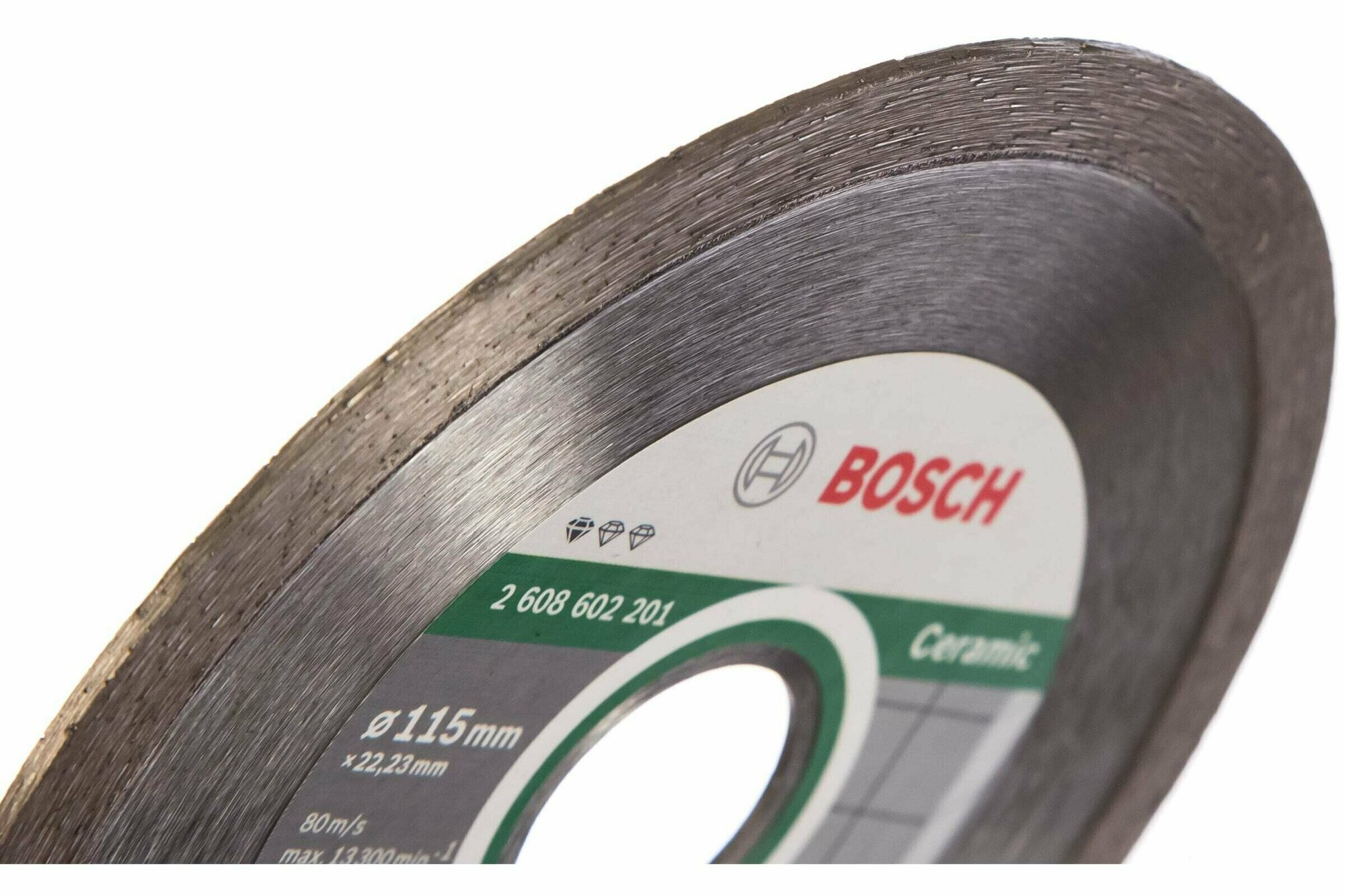 Диск алмазный Bosch 2608602201, алмазный, 115х22.23 мм, Standard по керамике