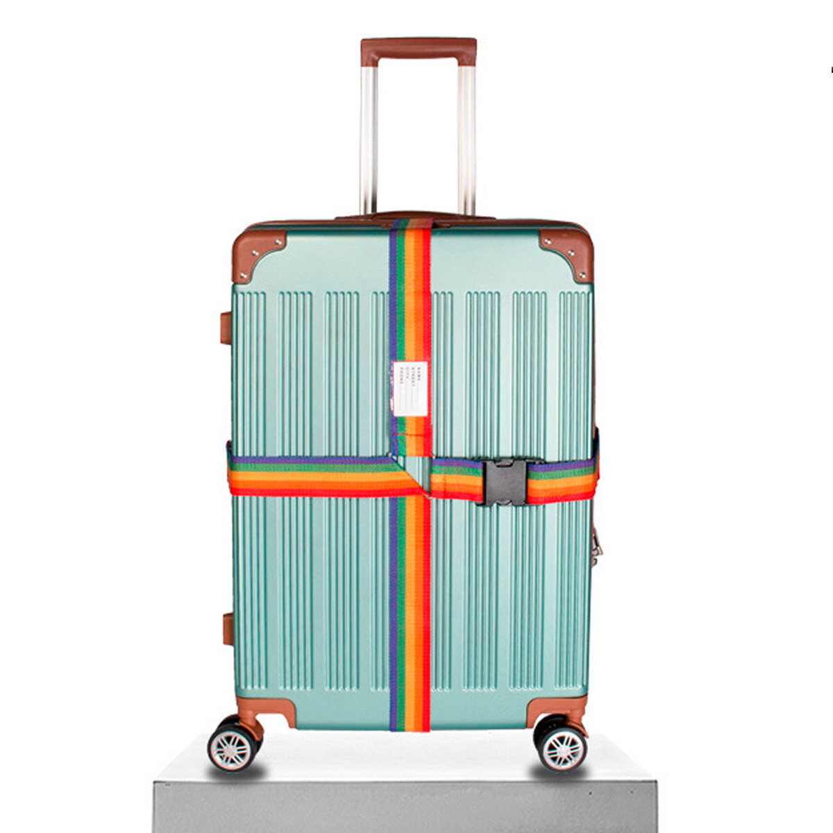 Ремень для чемодана, для багажа, багажный ремень, стяжка багажа и крепления груза, разноцветный