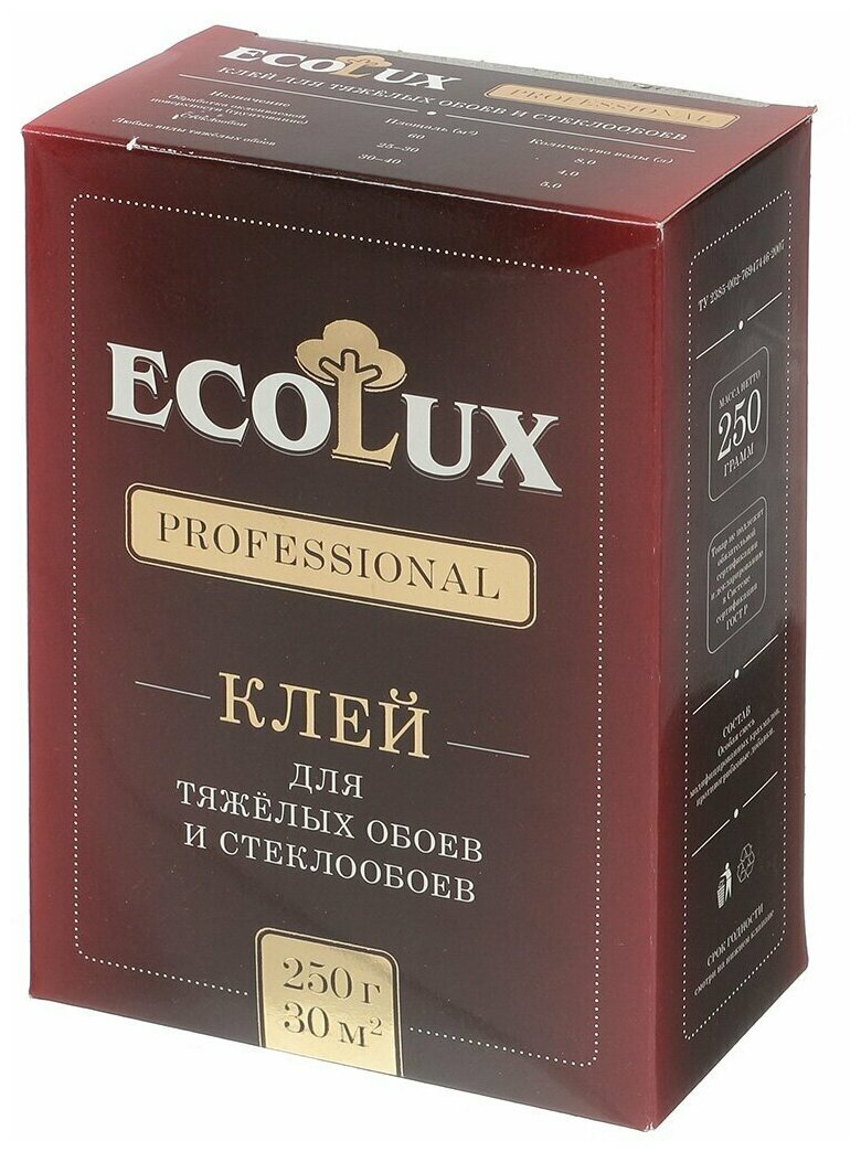 фото Клей для обоев Ecolux PROFESSIONAL Флизелин