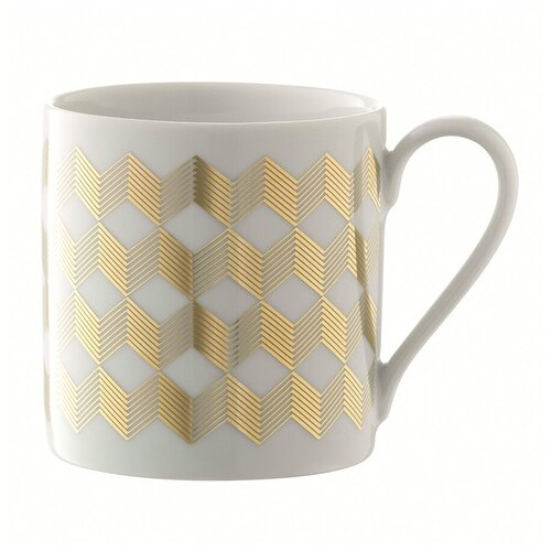 Чашка signature chevron 0,34 л, золото, LSA International, арт: P035-12-145 P035-12-145