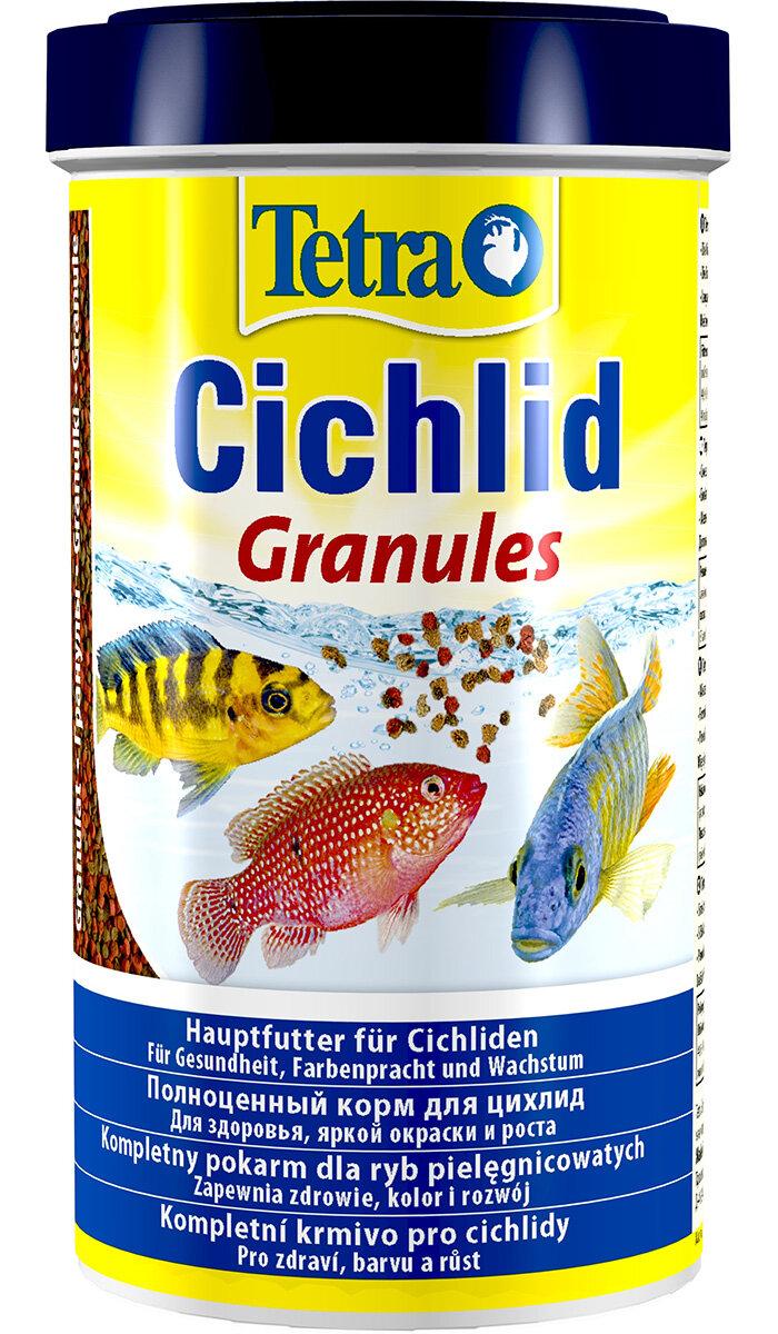 TETRA CICHLID GRANULES — Тетра корм-гранулы для всех видов цихлид (500 мл)