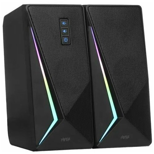 Колонки 20 HIPER Poligon H-TK15 черный 10 Вт питание - USB порт 201400₽