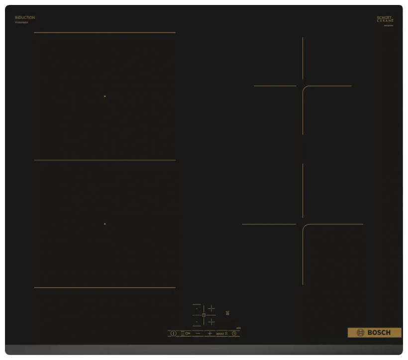 Индукционная варочная панель Bosch PVS63KBB5E (черный)