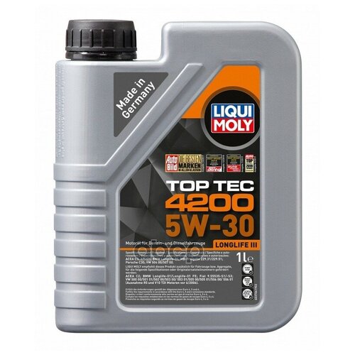 Liqui moly Масло Моторное 5w30 Liqui Moly 1л Нс-Синтетика Top Tec 4200