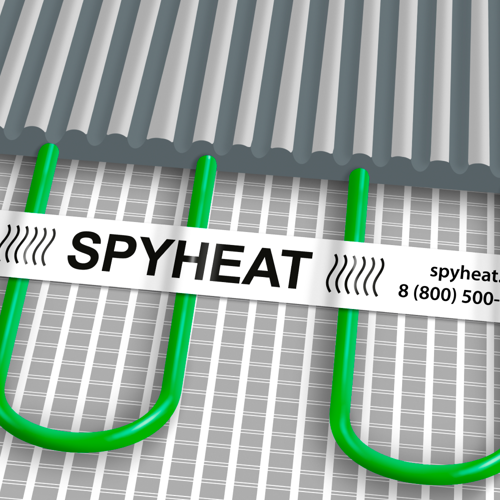 6 м ² Теплый пол (электрический) без стяжки нагревательный мат SpyHeat SHMD-12-1080, 1080 Вт - фотография № 4