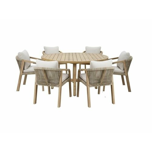 Обеденный стол Joygarden RIMINI круглый 180 см Коричневый