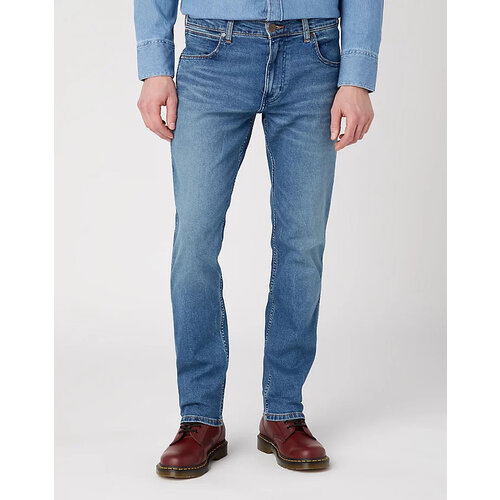 фото Джинсы wrangler, размер 34/34, синий