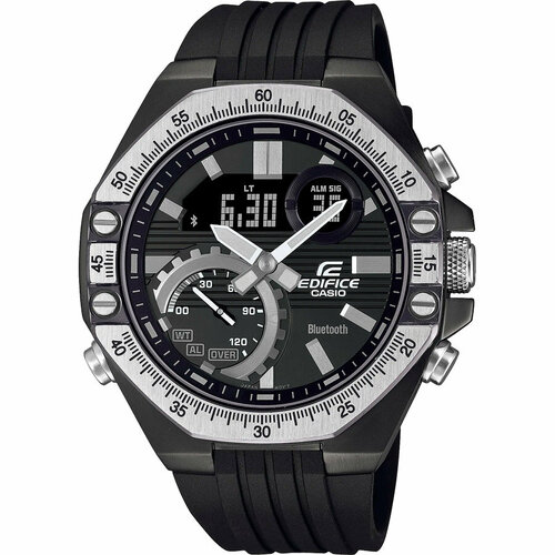 фото Наручные часы casio edifice ecb-10tp-1a, черный