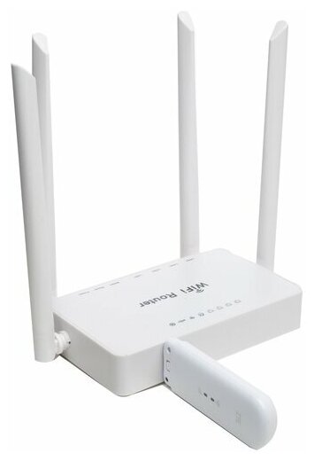 Комплект для интернета для офиса 4G модем ZTE MF79U с роутером ZBT WE1626