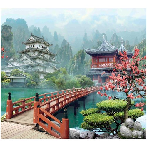 Фотообои Flizetto MATRIX Японский дворик 300х270 7910₽