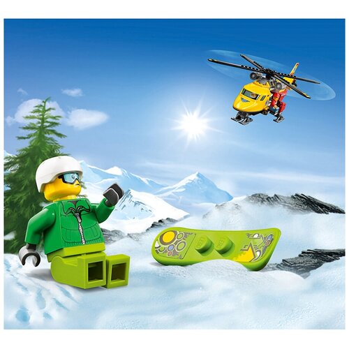 Фотообои Уютная стена Лего сноубординг 270х270 см Бесшовные Премиум (единым полотном)