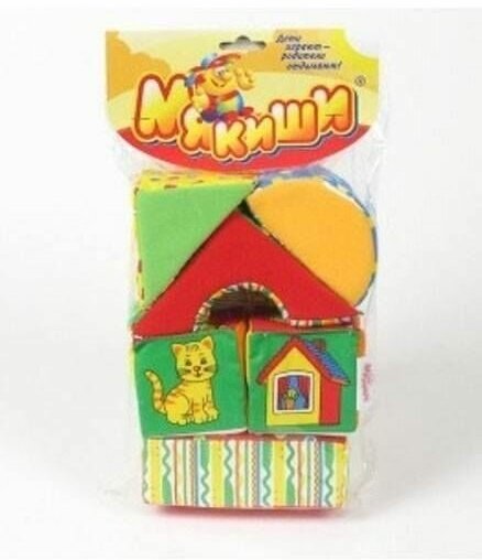 Развивающая игрушка Мякиши Кубики (Домики) - фото №11