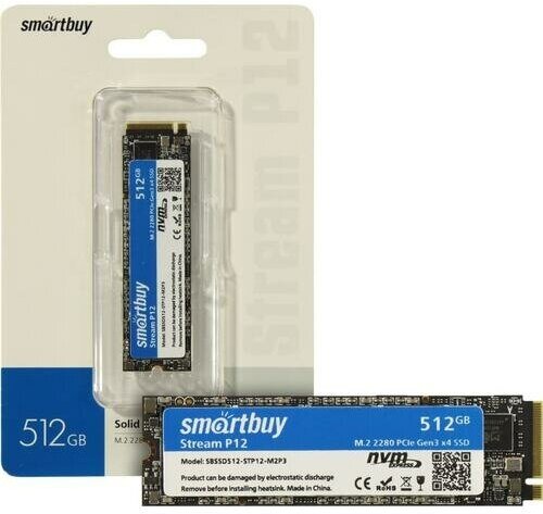 SSD Smartbuy Stream P12 256 Гб SBSSD512-STP12-M2P3