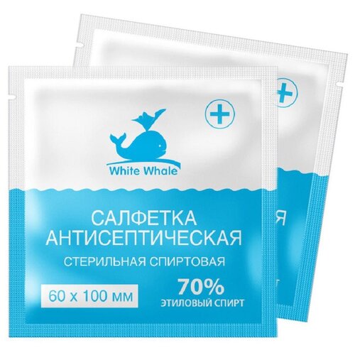 White Whale Салфетки дезинфицирующие 60х100, 400 шт