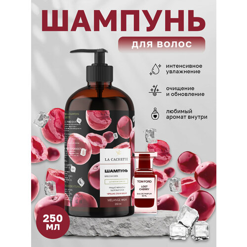 Шампунь для волос увлажняющий La Cachette U024 Lost Cherry, 250 мл, с дозатором