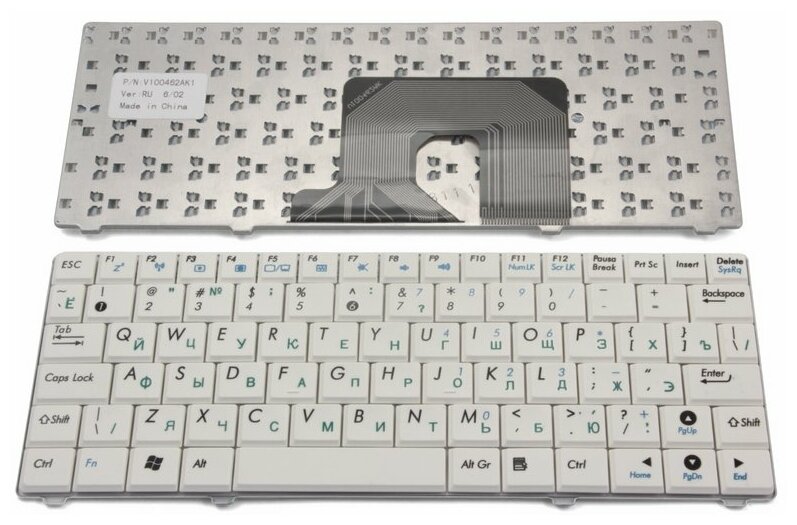 Клавиатура для ноутбука Asus 04GOA112KRU10 русская белая