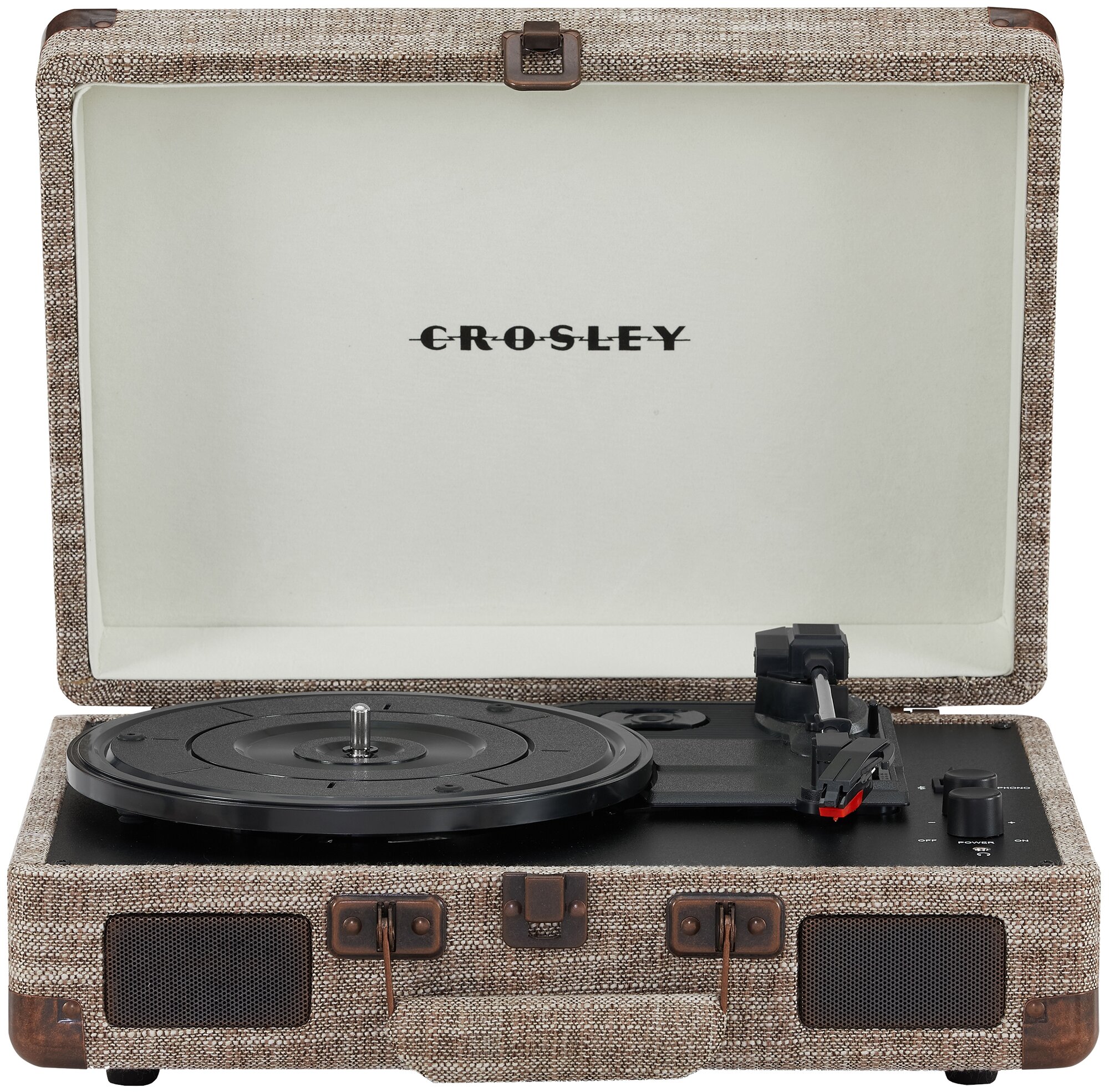 Виниловый проигрыватель CROSLEY Cruiser Plus, частично автоматический, серый [cr8005f-ha4]