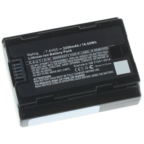 Аккумуляторная батарея iBatt 2250mAh для Fujifilm NP-W235, iB-F636, iB-F637 аккумулятор digital np w235 для fujifilm np w235