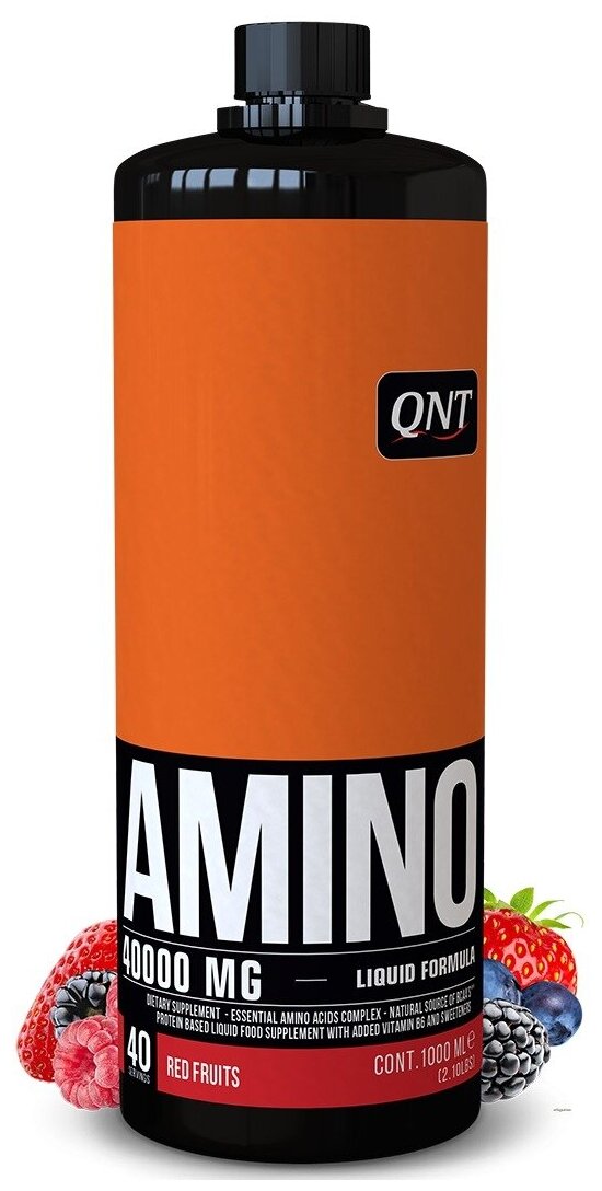 Жидкие аминокислоты QNT Amino Acid Liquid 1000 мл, Красные фрукты