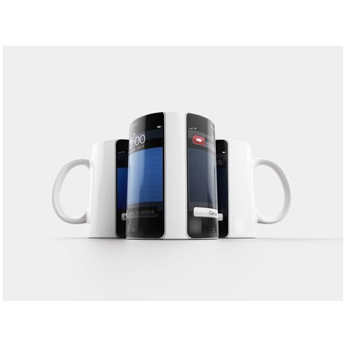 фото Кружка "смартфон, мобильный телефон, iphone" 320 мл lotsprints