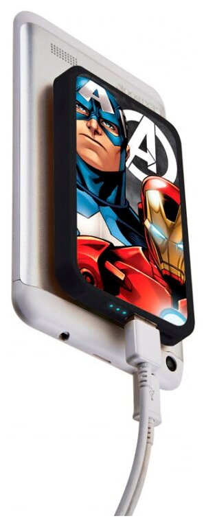 Зарядное устройство Lexibook "Мстители", с присосками, 4000mAh ND Play - фото №1