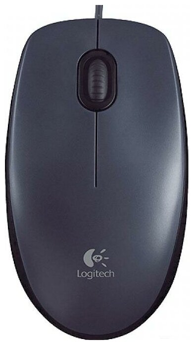 Мышь проводная Logitech M90 чёрный USB