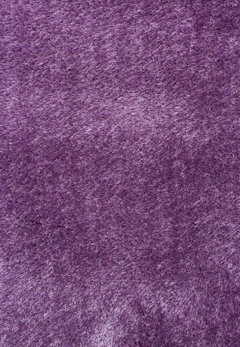 Ковер на пол 1,4 на 2 м в спальню, гостиную, пушистый, с длинным ворсом, фиолетовый Sunny 9515-violet овальный - фотография № 8