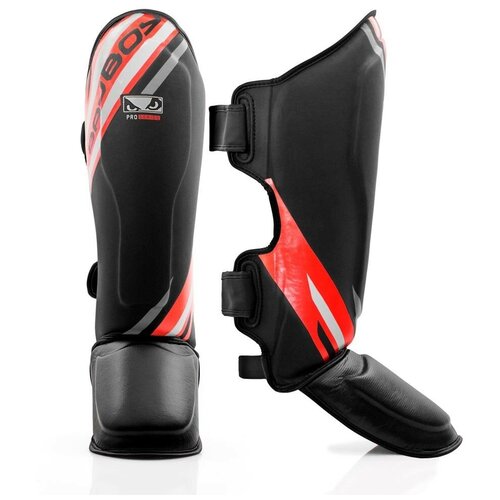 Щитки Bad Boy Pro Series Advanced Thai Shin Guards-Black/Red S/M