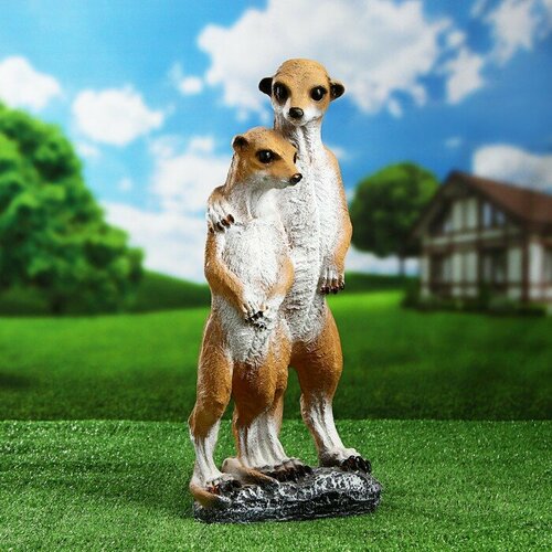 Садовая фигура Сурикаты парочка 48см 2662₽