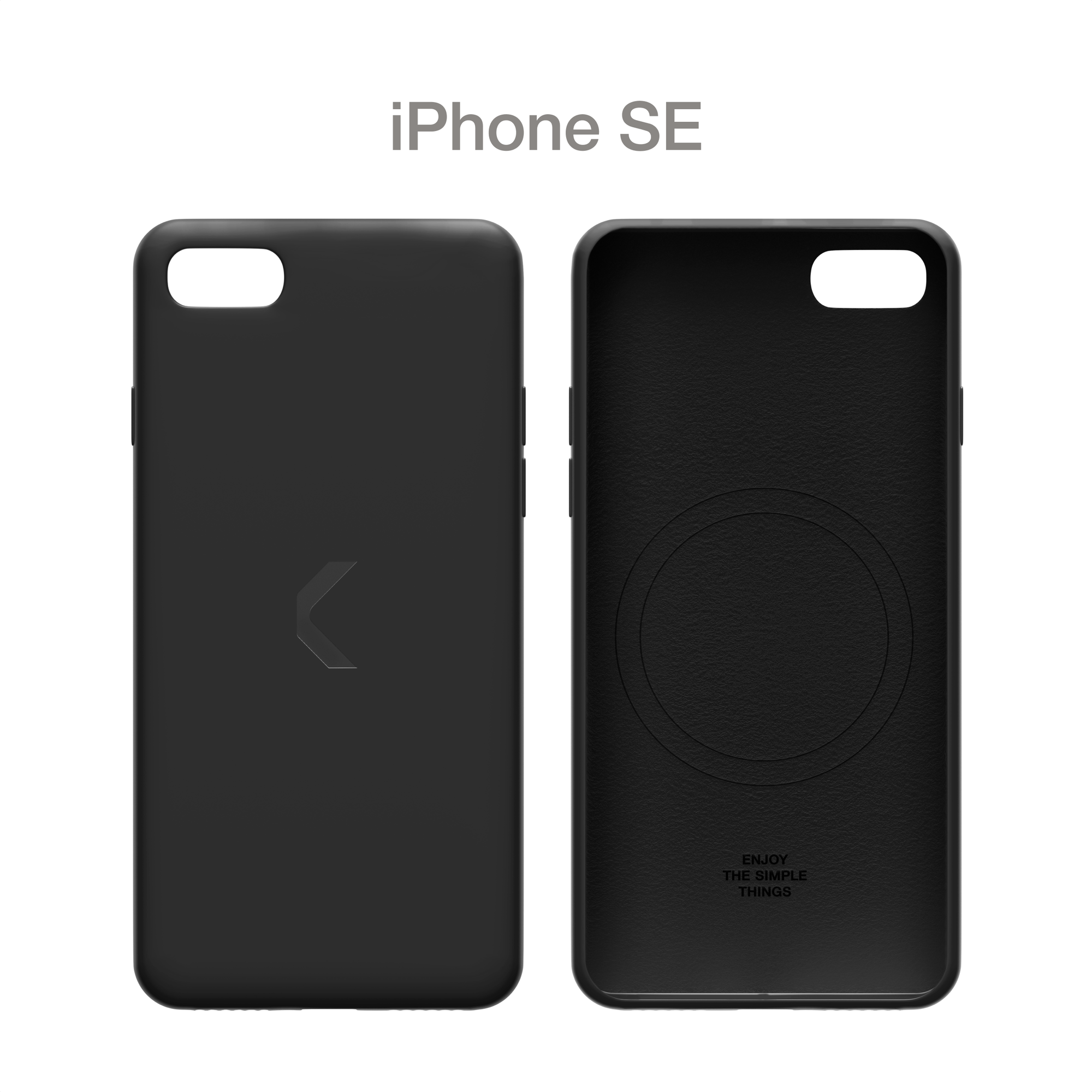 Силиконовый чехол COMMO Shield Case для iPhone SE 2021/22 с поддержкой беспроводной зарядки, Black