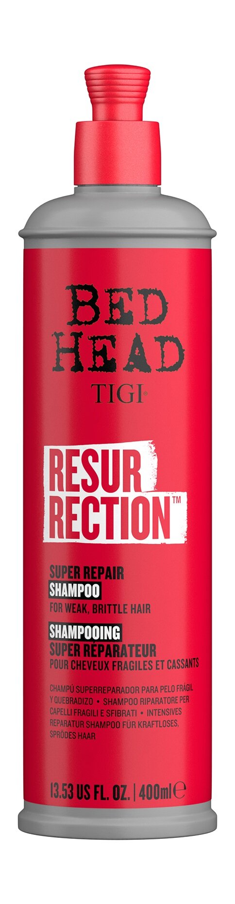 Шампунь для сильно поврежденных волос Tigi Bed Head Resurrection Super Repair Shampoo 400 мл .