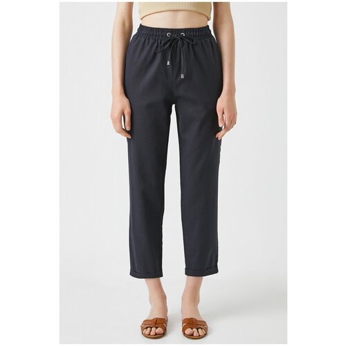 фото Брюки koton women, 1yak42605uw, цвет: marine, размер: 38