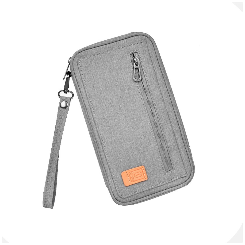 Сумка-органайзер WiWU Pioneer Passport Pouch серый