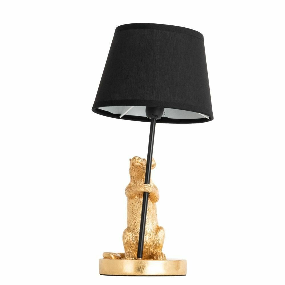 Лампа декоративная Arte Lamp Gustav A4420LT-1GO, E14, 40 Вт, черный - фотография № 13