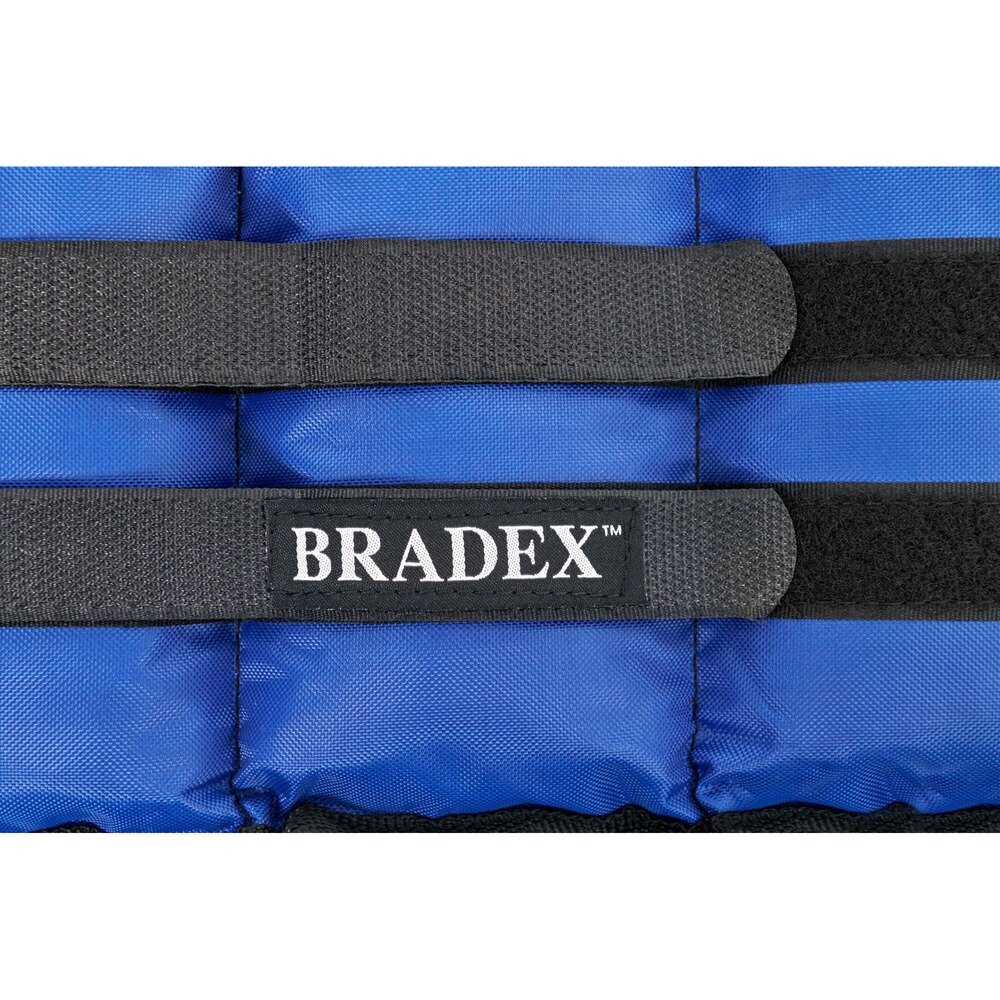 Утяжелители для рук и ног Bradex SF 0742, 2 шт.*1,5 кг, синие, полиэстер - фото №18