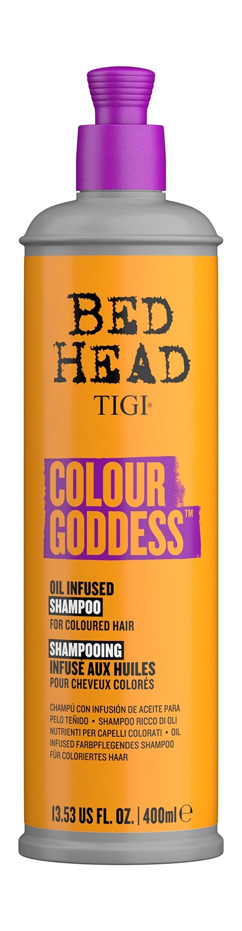 Шампунь для окрашенных волос Tigi Bed Head Colour Goddes Oil Infused Shampoo 400 мл .