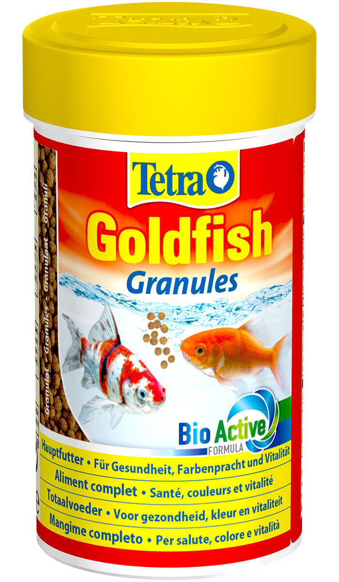 TETRA GOLDFISH GRANULES – Тетра корм-гранулы для золотых рыбок и других холодноводных рыб (100 мл)