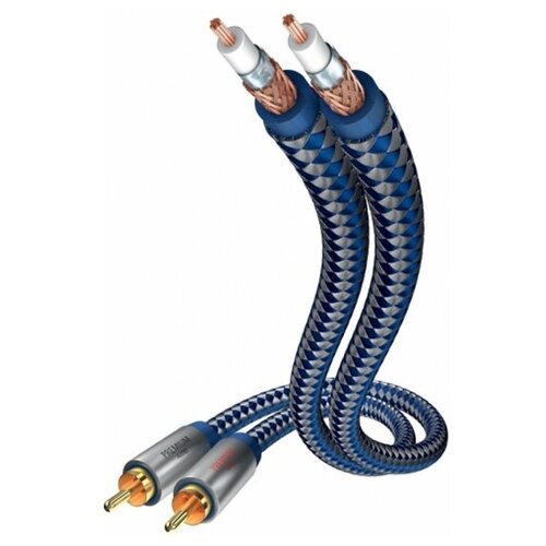 Кабель межблочный Inakustik Premium Audio Cable, RCA, 0.75 м кабели межблочные аудио аналоговые inakustik premium audio cable rca 1 5 м