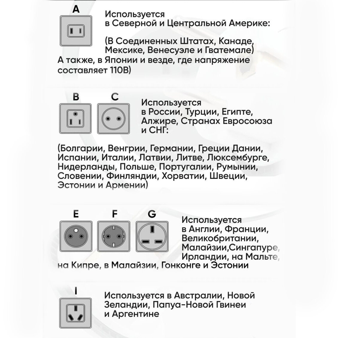 Универсальный переходник Merkan 16А 1 шт., Серый - фотография № 2