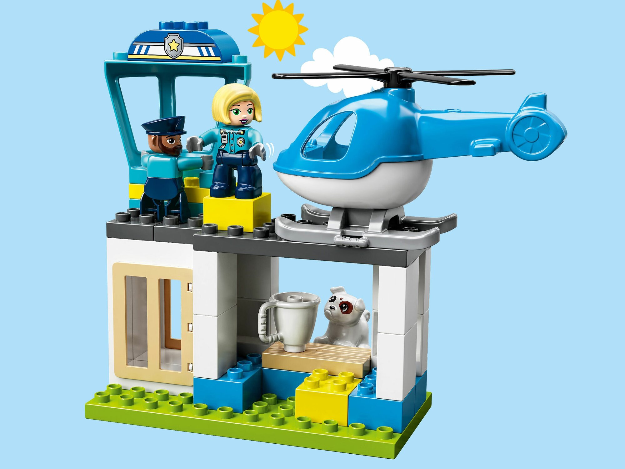 Конструктор LEGO DUPLO 10959 "Полицейский участок и вертолёт" - фото №18