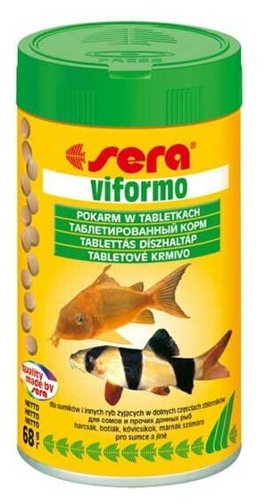 SERA VIFORMO корм таблетки для сомов и вьюновых рыб (250 мл) - фотография № 5