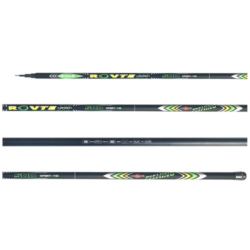 Удилище рыболовное MIFINE ROVTEX POLE 5.0м (10-30гр) без колец, маховая удочка для рыбалки